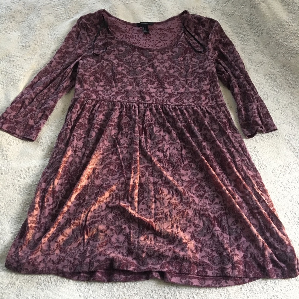 Boat Neck Mini Dress